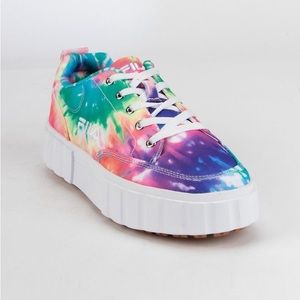 Tye Dye Fila shoes